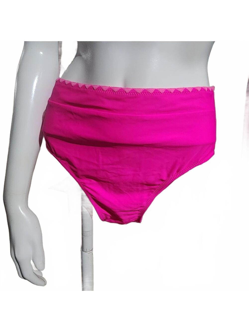 Blooming Jelly Pink High Waist Bikini Bottoms Size M